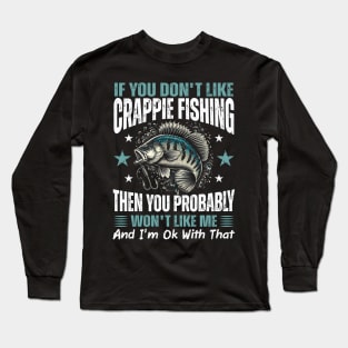 crappie fishing,fishing,fisher,fish,fishing gifts,crappies,fishers Long Sleeve T-Shirt